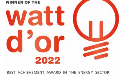 PYREG wins the pres­ti­gious Watt d’Or award from the Swiss Federal Office of Energy.